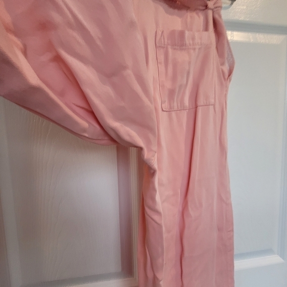 Pink High Rise Wide Leg Women's Pants Size 4 - Picture 5 of 15